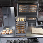 13 in. x 18 in. 19 Gauge Half Size Aluminum Bun. / Sheet Pan. Pack of 12