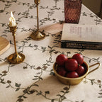 patdrea Designer Vintage French Square Tablecloth,Fall Country Breathable Floral Table Cloth,Italian Dacorative Cover for Kitchen Dining,Tea Party,Christmas,Thanksgiving,67"x67"-Oliveirad