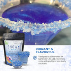 Snowy River Blue Dream, Cocktail & Margarita Sugar Rimmer - Vibrant Naturally Colored Sugar for Cocktail Rimming, Baking & Decorating, Medium Crystal - 4oz