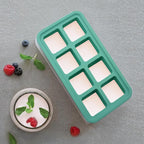 OGGI Prep & Portion Silicone Freezer Trays with Lid - Freezer Molds for Food, Ice Cube Tray, Food Prep Containers, Freezer Storage Containers, for Soup, Smoothie Cubes, Broth, Leftovers - 1/4 Cup