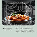 Panasonic NN-SN67K Microwave Oven, 1.2 cu.ft, Stainless Steel/Silver