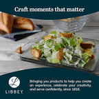 Libbey Tempo 12-Piece Glass Dinnerware Set, Service for 4