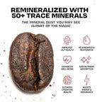 Danger Coffee by Dave Asprey, Remineralized, Mold Free & Lab Tested Ground Coffee, Dark Roast, 10.9 Ounce