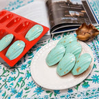 Madeleine Pans for Baking, Non-stick Silicone Madeleine Cookies Trays for Baking, 3Pcs Shell Shape Madeleine Mold Cake Pans (Regular(10-Cavity))