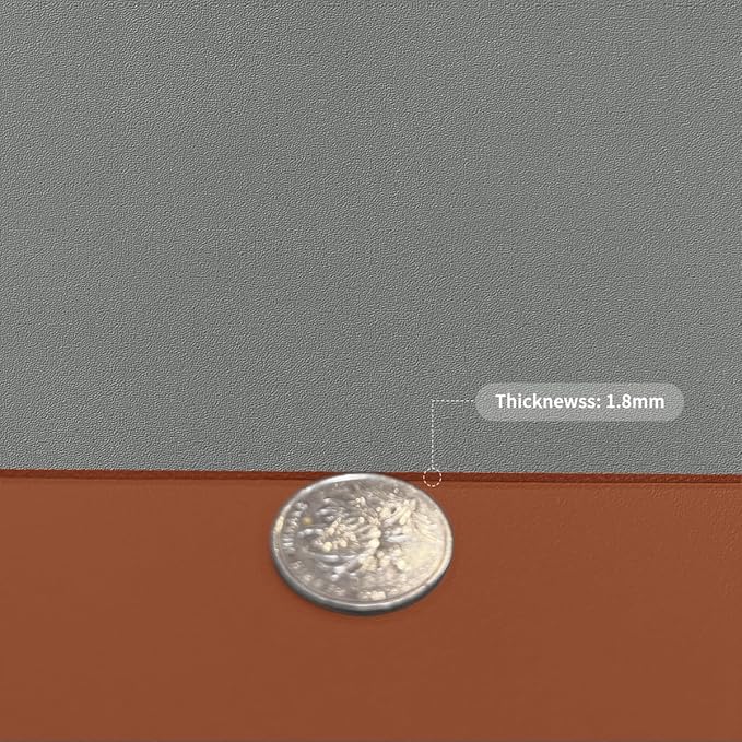Table Pad for Dining Room Table - Can Be Used On Both Sides Waterproof and Easy to Clean Good Flatness Used for Dining Table(Brown+Gray 44x72)