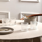 Stone Lain Haven Stoneware 32-Piece Dinnerware Set, Plates and Bowls Sets for 8, Dish Set, Includes Dinner and Salad Plates, Cereal Bowls, Glassware, Microwave & Dishwasher Safe, Beige