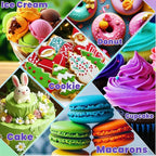 Food Coloring Liquid - 18 Vibrant Colors Food Dye Colorantes Para Reposteria, Highly Concentrated Cake Decorating Food Coloring for Icing, Cake, Baking, Frosting, Easter Egg, Macaron, Slime - 6ml
