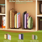 Cutting Board Organizer-1.6in Wide Kitchen Cutting Board Holder Stand for Pan,Baking Sheets,Cookie Sheets with 4 Slots,Baking Sheet Oragnizer(1PC-Medium)