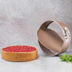 HAPPIELS Nonstick 8 Inch Springform Cheesecake Pan | PFOA & BPA Free Non Toxic Spring Form Cake Mold | Best Nontoxic Non Stick Springform Pans for Baking | Leakproof Cake Tin