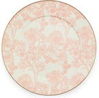 MACKENZIE-CHILDS Enamel Serving Platter, Decorative Serving Platter for Food, 16 Inches, Rosy English Garden