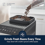 De'Longhi Magnifica Evo Automatic Espresso & Coffee Machine with Auto Milk Frother, Built-in Grinder & Auto-Clean Function - For Latte, Cappuccino, Americano, Iced Coffee, ECAM29084SB , Silver