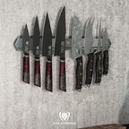 Dalstrong Magnetic Knife Holder Wall - Satin Finish 201 Stainless Steel - Knife Magnetic Strip - Elegant Design - 18" x 2" - Powerful Magnet Kitchen Bar - Easy to Mount - Securely Display your Knives