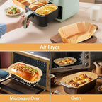 100 Pack 7.5 Inch Loaf Pan Liners, Non-Stick Cake Baking Sheets, Unbleached & Greaseproof Baking Paper for Cookies, Cupcakes, Bread.