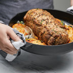KitchenAid 48395 Seasoned Cast Iron Frying Pan/Skillet, 12 Inch - Black