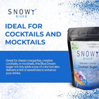 Snowy River Blue Dream, Cocktail & Margarita Sugar Rimmer - Vibrant Naturally Colored Sugar for Cocktail Rimming, Baking & Decorating, Medium Crystal - 4oz