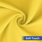 homing Rectangle Table Cloth Cover, Waterproof Polyester Elastic Fitted Tablecloth, Fits for 8 Foot Folding Tables, Washable Table Protector for Picnic, Camping, Outdoor (Yellow, 30" x 96")
