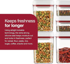 Zyliss Twist & Seal 5-Piece Storage Container Set - Airtight Food Storage Containers - Coffee, Sugar, Cereal, Flour, Pasta and Snack Containers - BPA-Free Food Storage - 5 Pieces