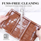1 Pc Dubai Chocolate Bar Mold Deep Silicone 0.85 Inch Large Stuffed Chocolate Molds Nonstick Break Apart Square Shape Thick Candy Bar Molds