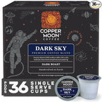 Copper Moon Single Serve Coffee Pods for Keurig K-Cup Brewers, Dark Roast, Dark Sky Blend, 36 Count
