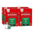 Community Coffee Cafe Special Decaf 96 Count Coffee Pods, Medium Dark Roast, Compatible with Keurig 2.0 K-cup Brewers, 24 Count (Pack of 4)