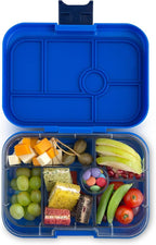 Yumbox Original Leakproof Kids Bento Box – 6-Compartment Tray – BPA-Free, Easy-Clean, Compact Lunchbox for Toddlers to Age 8 – Ideal for School (Surf Blue Rocket)