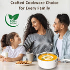 3 Quart Tri-ply Stainless Steel Saucepan with Glass Lid, Induction Sauce Pan Compatible with All Cooktops, Non-Toxic Sauce Pot with Stay Cool Handle, Oven & Dishwasher Safe