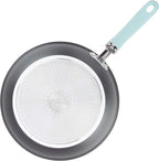 Rachael Ray Create Delicious Deep Hard Anodized Nonstick Frying Pan / Fry Pan / Hard Anodized Skillet - 10.25 Inch, Gray