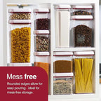 Zyliss Twist & Seal 77 oz. Storage Container - Airtight Food Storage Container - Coffee, Sugar, Cereal, Flour, Pasta and Snack Containers - BPA-Free Food Storage - 77 ounces (2.4qt)
