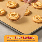 200Pcs 12x16 Inch Unbleached Parchment Paper Sheets for Baking, Pre-Cut, Non-Stick Parchment Paper for Baking, Cooking, Grilling, Air Fryer, Half Sheet Baking Sheets for Baking Cookies, Cooking, Oven