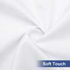 homing Rectangle Table Cloth Cover, Waterproof Polyester Elastic Fitted Tablecloth, Fits for 5 Foot Folding Tables, Washable Table Protector for Picnic, Camping, Outdoor (White, 36" x 60")