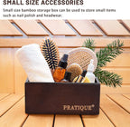 Bamboo Drawer Organizer - Kitchen Utensil Organizer Silverware Tray Cutlery Holder，Office Desk Supplies and Accessories,12 * 5.9 * 2.6,Nut-brown