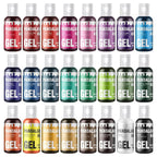Gel Food Coloring Set - 24 Colors Concentrated Vibrant Edible Food Grade Dye for Baking, Cake, Cookie Decorating, Fondant, Icing, Frosting, Macaron, DIY Crafts - 16.23 fl.oz (20ml/Bottle)