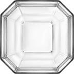 Barski Glass Large Centerpiece Octagon Bowl/Tray - 13" D European Quality - 13" Diameter - Serving Bowl - Made in Europe
