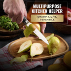Cutluxe 3-Piece Chef Knife Set – Ultra Sharp Japanese Kitchen Knives, High Carbon Stainless Steel Blades, Full Tang Pakkawood Handles – Shinobi Series