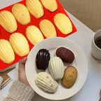 Madeleine Pans for Baking, Non-stick Silicone Madeleine Cookies Trays for Baking, 3Pcs Shell Shape Madeleine Mold Cake Pans (Regular(10-Cavity))