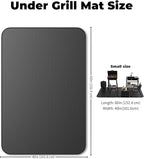 Large 60 * 40" BBQ mat for Under Grill,Double-Sided Silicone Grill mat for Outdoor Grill Deck Protector, Indoor Fireplace Mat/Fire Pit Mat (60 * 40")