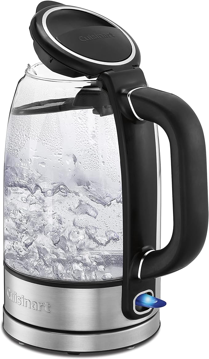 Cuisinart GK-17N Viewpro Cordless Electric Kettle, Silver 1.7 Liter