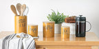 DII Kitchen Accessories Retro Collection, Ceramics, Utensil Holder, Honey