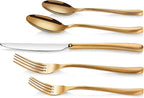 Artaste Rain II Forged 18/10 Stainless Steel (Gold (Service for 4), Flatware 20-Piece Set)