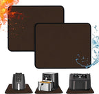 Heat Resistant Mats for Countertop - Fireproof 15x18 in Heat Resistant Mats for Air Fryer - Kitchen Countertop Protector for Air Fryer, Coffee Maker, Stand Mixer, Toaster, Oven 2PCS - Brown