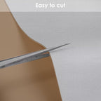 Leather Table Cover,1.8mm Thick,36x60 Inch Table Protector,Table Protector for Dining Room Table,Dining Table Cover,Table Cover Protector,Coffee Table Protector(Khaki+Silvery,36x60)