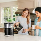 Ninja 12-Cup Programmable Brewer CE251 Coffee Maker, 60 oz, Black/Stainless Steel (Renewed)