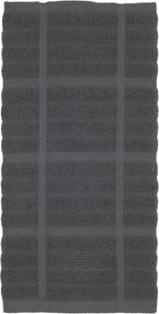 All-Clad Solid Kitchen Towel: Highly Absorbent, Super Soft Long Lasting - 100% Cotton, 17"x30" Tea Towel for Cleaning & Drying Dishes, Pans, Glassware, or Countertops, (1-Pack), Pewter