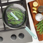 Rachael Ray Create Delicious Deep Hard Anodized Nonstick Frying Pan / Fry Pan / Hard Anodized Skillet - 10.25 Inch, Gray