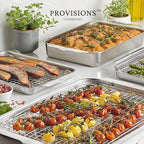 Hestan Provisions OvenBond – 3-Piece Tri-ply Baking Sheet Set – Professional Stainless Steel Bakeware