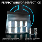 Berlinzo Reusable Ice & Food Storage Bag - Freezer Safe, Leakproof, BPA-Free Silicone, Plastic-Free Lunch Bag - One Bag