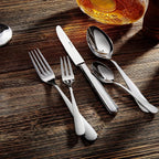 KEAWELL Premium Louise Demitasse Espresso Spoons, 18/10 Stainless Steel Mini Coffee Spoons, Dishwasher Safe (5.6 inches, 6)