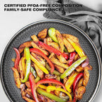 Non Stick Frying Pans 10-inch/11-inch, Nonstick Frying Pan with Induction Compatible Base, Durable & Easy Clean for Gas/Electric Stove (10 inches)