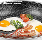 Non Stick Frying Pans 10-inch/11-inch, Nonstick Frying Pan with Induction Compatible Base, Durable & Easy Clean for Gas/Electric Stove (10 inches)