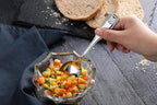 New Star Foodservice 58345 Shell Pattern, 18/0 Stainless Steel, Dinner/Dessert Spoon, 7.5-Inch, Set of 12